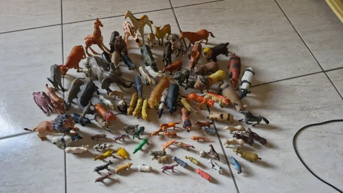 LOTE GIGANTE de animais Selvagens e Fazenda