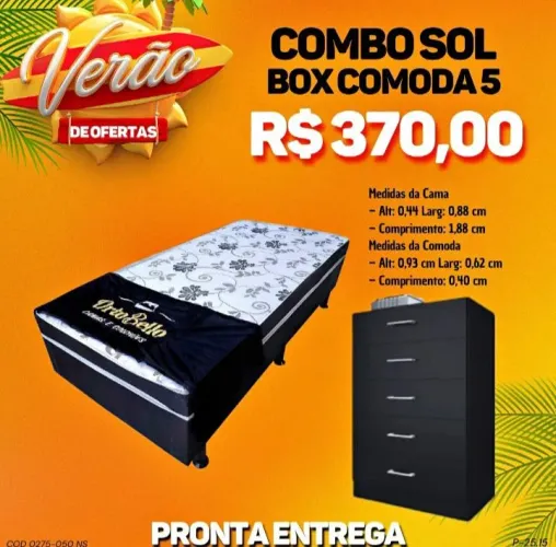 KIT - CAMA + COMODA