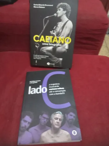 2 Livros Caetano Veloso Uma Biografia e Lado C Trajetória Musical até Reinvenção Banda C