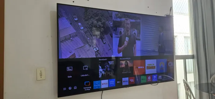 Smart TV 75" polegadas 4K Samsung, Cristal UHD 8 SERIES, MODELO UN75TU8000. Imperdível!!!