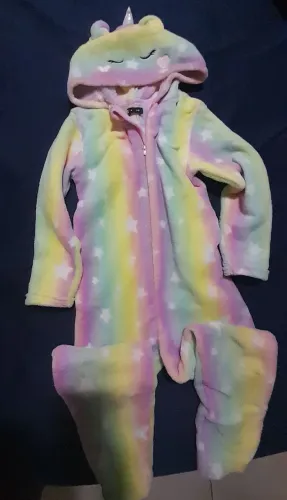 Macacão pijama plush menina