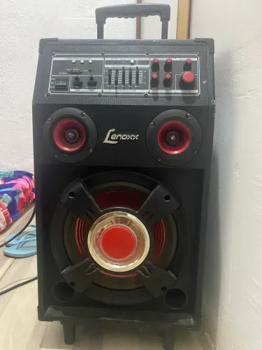 Caixa de som amplificada lenoxx-potente