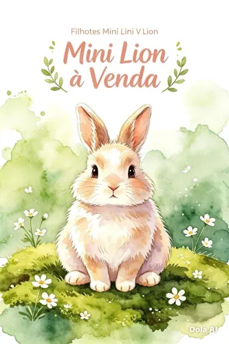 Vendo mim coelho Lion filhote 