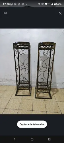 Pedestais de ferro 