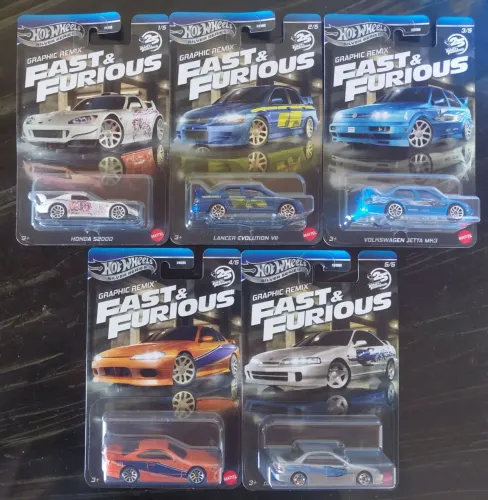 Hot Wheels velozes e furiosos Graphic Remix