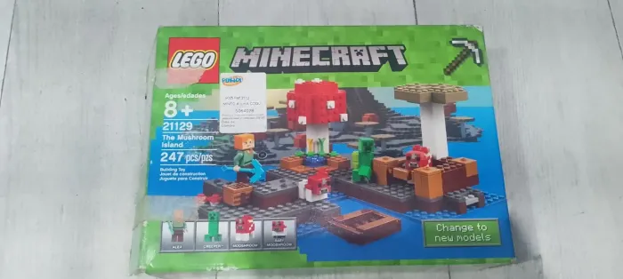 Lego Minecraft ilha do cogumelo 21129