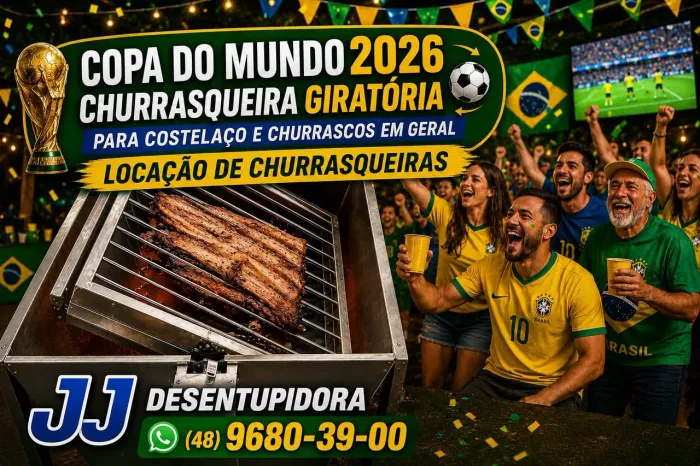 Locação de Churrasqueira Giratoria para Festas e Eventos!