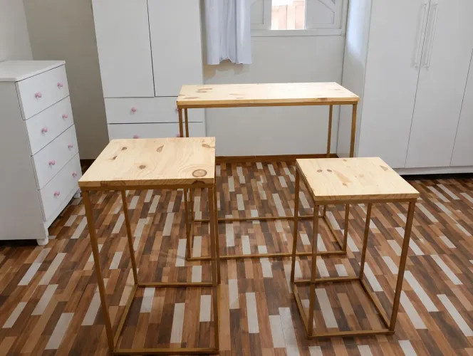 Conjunto de mesa desmontável com painel decoração de festa