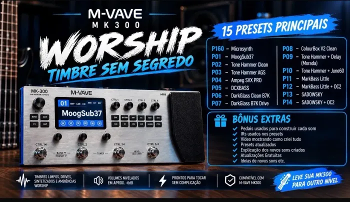 M VAVE MK300 Presets Bass Worship