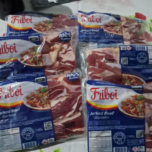 Kit com 6 pacotes de carne seca 