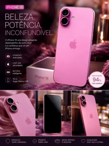 Incrível oportunidade IPhone 16 , 512 de memória !