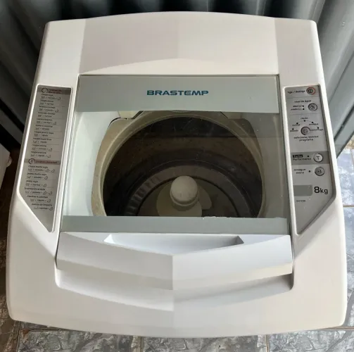 Máquina de lavar Brastemp 8kg funciona perfeitamente