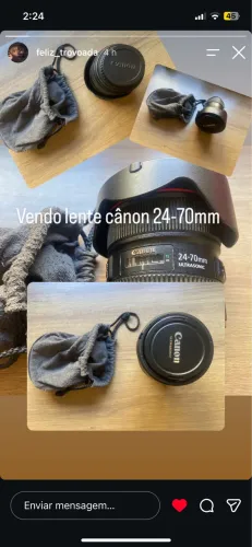 Lente CANON 24x70 mm F/2.8L