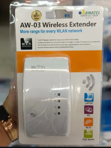 REPETIDOR DE SINAL WIFI 300MBPS AW-03