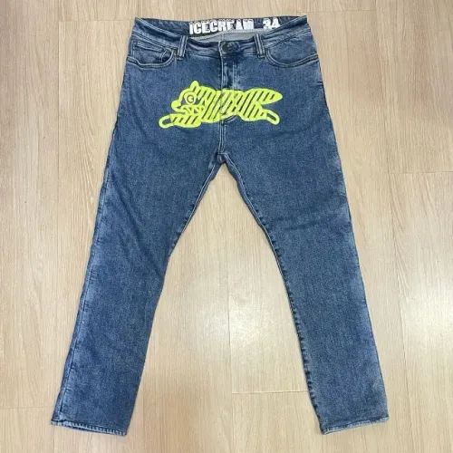 ice cream bbc - calça jeans running dog - 42/44 (billionaire boys club)