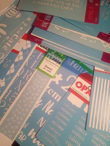 Kit de stencil moldes para artesanato