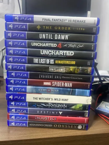 Jogos de PS4 Kit com 15 Titulos Originais