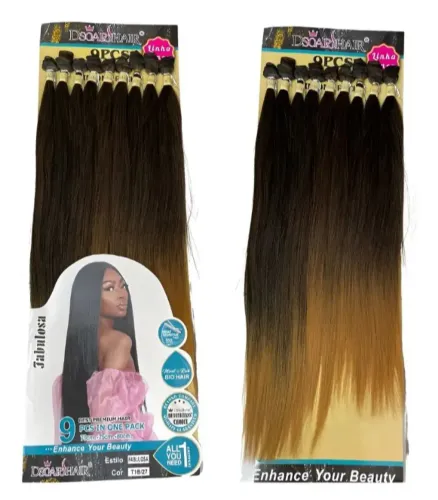 Cabelos bio vegetal lisos 80cm