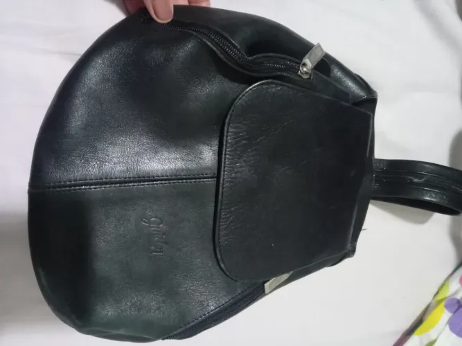 Bolsa mochila de couro Legítimo 