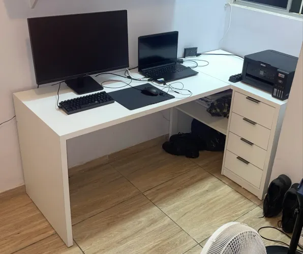 MESA GRANDE PARA ESCRITÓRIO, SETUP GAMER OU ESTUDOS