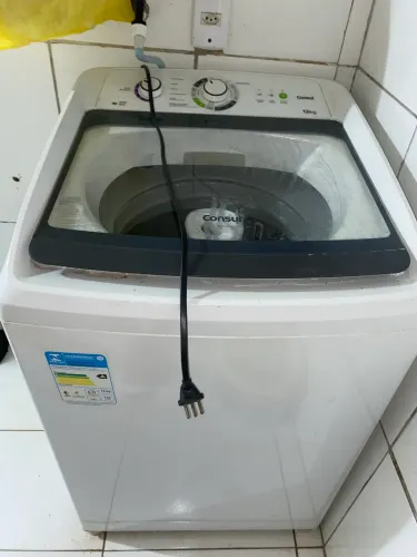 Máquina de lavar Consul 12kg - Centrifuga normal - Para conserto 