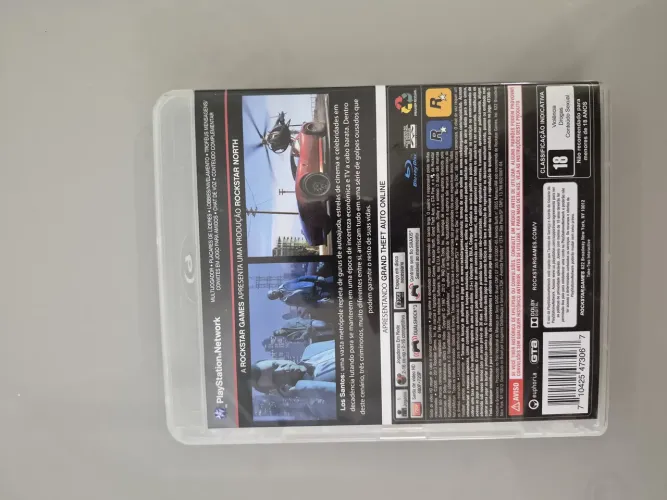 GTA 5 mídia física ps3