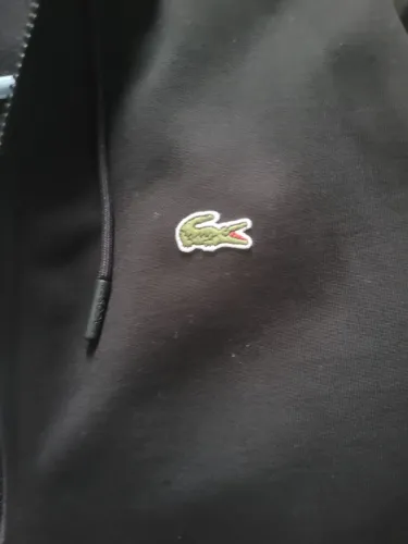 Moletom lacoste original com ziper novo