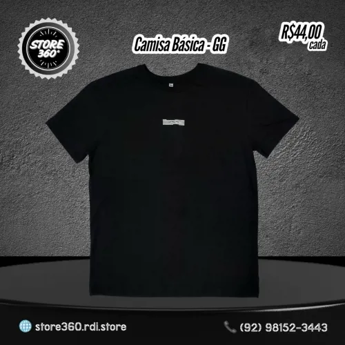 Camisa Básica Tamanho GG