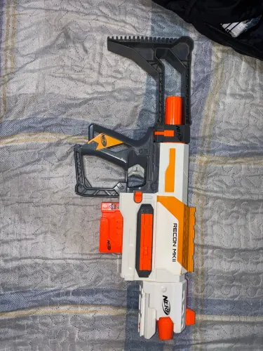 Lançador Nerf Original Recon MKII - Brinquedo Conservado + munição
