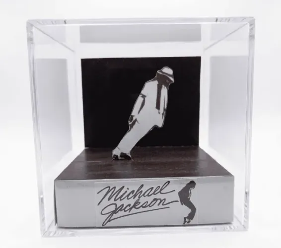 Cubo Diorama Michael Jackson Artesanal Decorativo Colecionável Rei do Pop