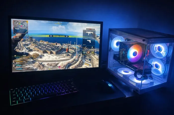 PC Gamer Aquário - GTX 1660 + Ryzen 5 (Roda tudo!)