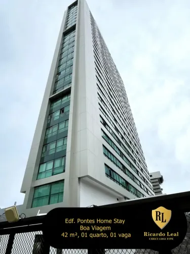 Vendo Apartamento Mobiliado em Boa Viagem, 42 m², 01 quarto