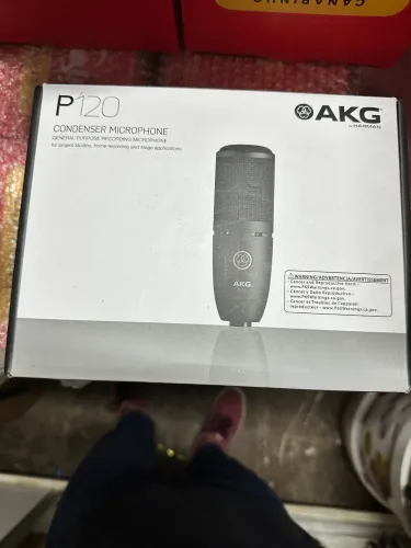 microfone condensador profissional AKG P120