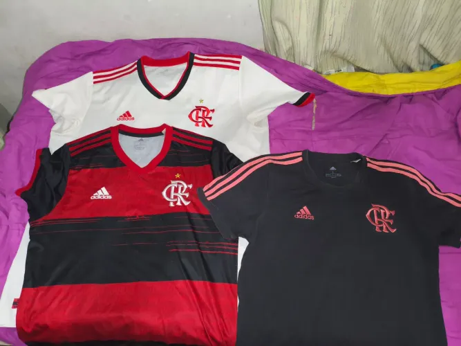 Camisas Flamengo tamanho G e 2gg
