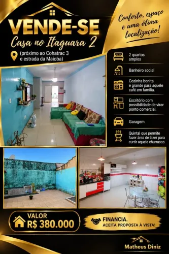 Casa no Itaguará 2 ( Cohatrac 3)