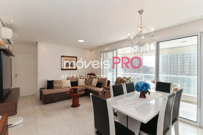Apartamento 116m² no Brooklin com 2 vagas.