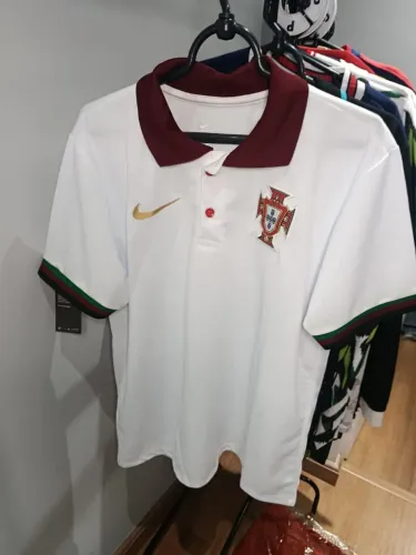 Camisa Polo Seleção Portugal Branco