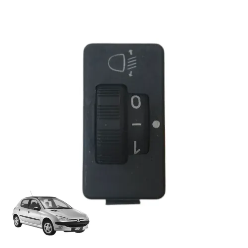 botao interruptor regulagem altura farol peugeot 206 207 307 2001 a 2013