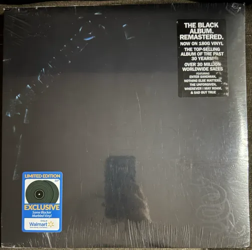 Vinil Colorido Metallica - Black Album