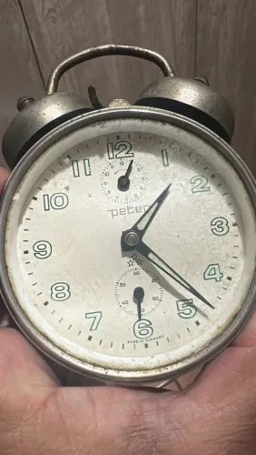 RELÓGIO DESPERTADOR ANTIGO anos 50