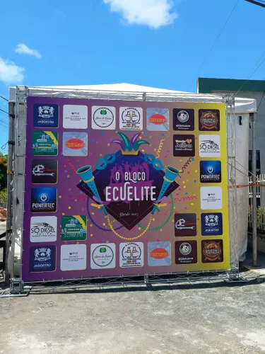 Parafotus banne lona ideal para festas aniversário eventos igrejas