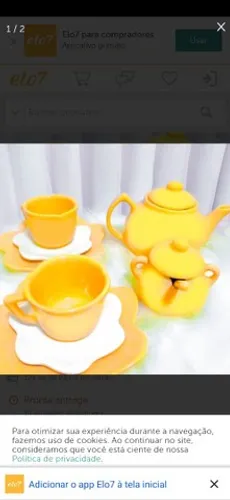 kit de café e chá de porcelana novos