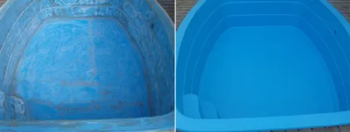 Reforma de piscina fibra e ceramica