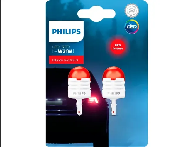 Lâmpadas De Parada De Freio De Carro Philips Led T20 1 Polo