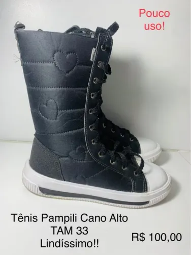 Tênis Cano Alto