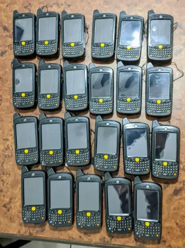 Lote 23 coletor de dados Motorola MC65 laser 2D
