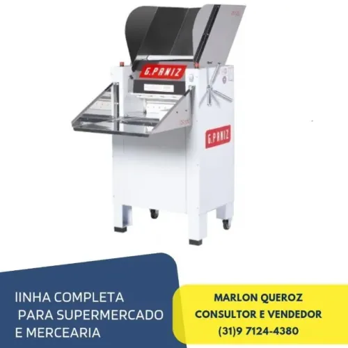 Cilindro de Massas G-Paniz 50CM 2 Motores Novo