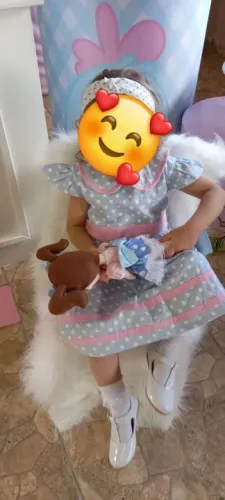 Vestido Infantil Poá ( veste até 24 meses ) - Zona Oeste ( Pirituba ) - SP/SP