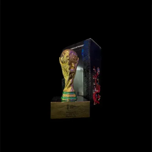 Taça da Copa do Mundo oficial (banhada a ouro)