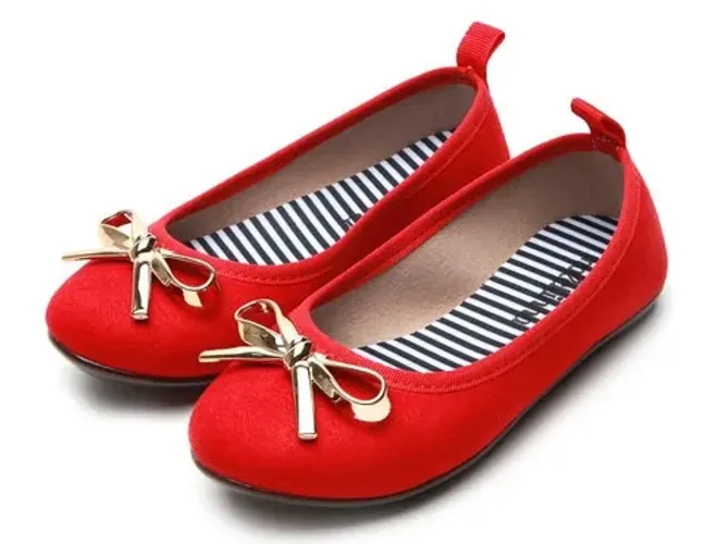 Sapatilha Infantil Laço Vermelha Molekinha